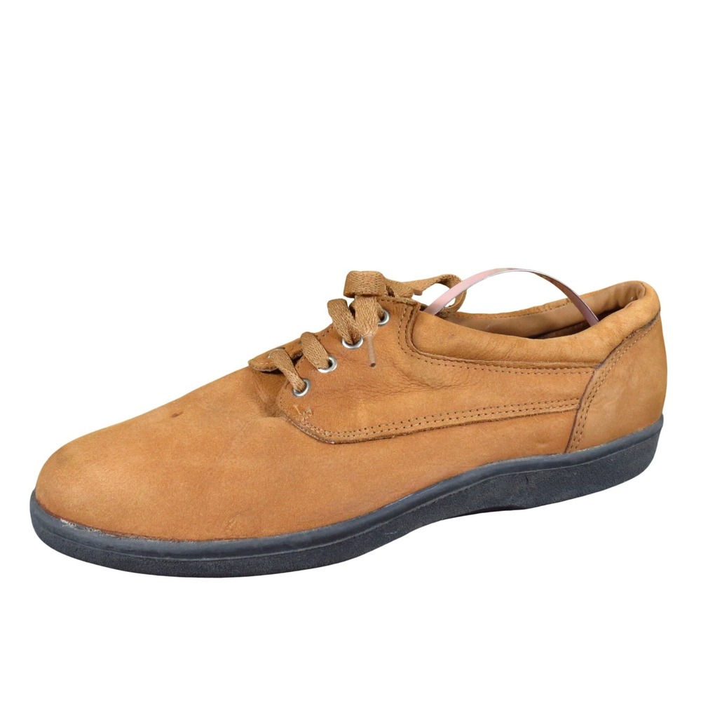 Dr. Scholl's Dixie Women Casual Oxford Size 8.5 Comfort Walking Tan Leather